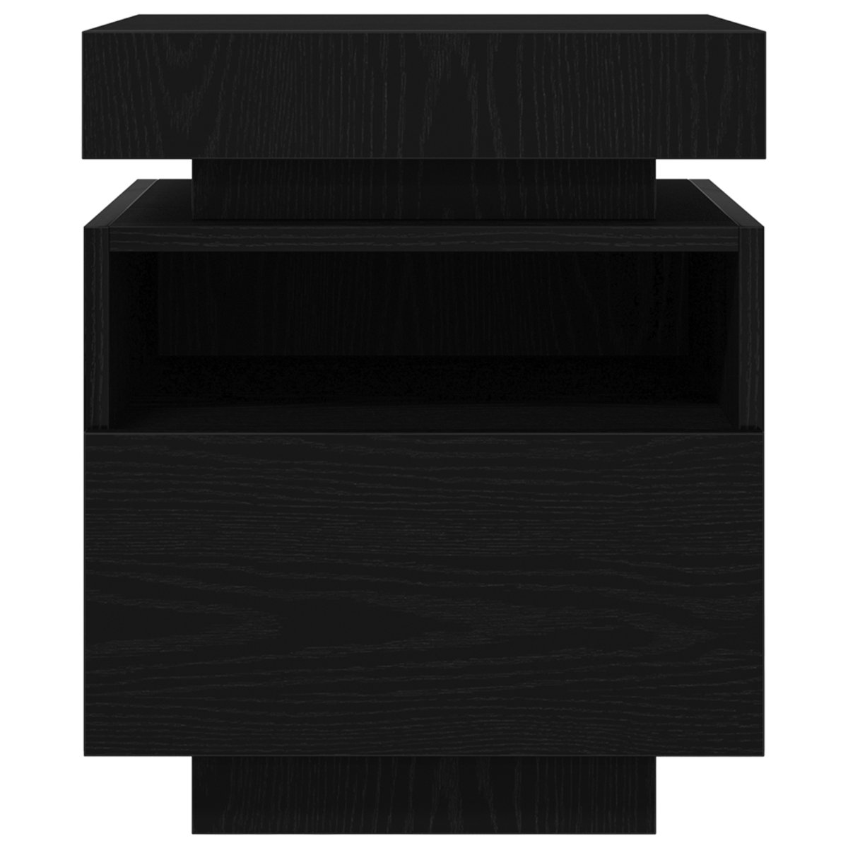 862186 7 Noptieră cu sertar Stejar negru 40 x 39 x 48.5 cm Lemn compozit Noptieră cu sertar Stejar negru 40 x 39 x 48.5 cm Lemn compozit - imagine 7