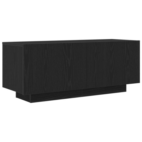 Alternative view of Cabinet TV Negru 100 x 35 x 40 cm Lemn compozit