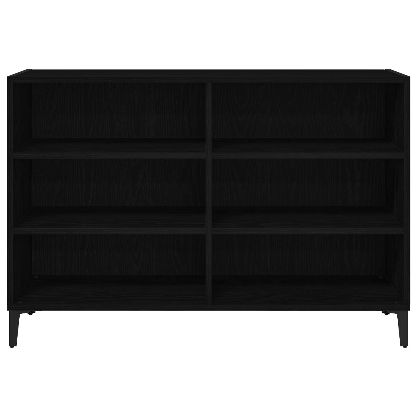 862591 6 Bufet Negru 103.5 x 35 x 70 cm Lemn compozit Bufet Negru 103.5 x 35 x 70 cm Lemn compozit - imagine 6