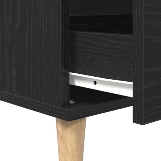 862595 11 Buffet cu sertar Stejar Negru 60 x 35 x 70 cm Lemn compozit 862595 11