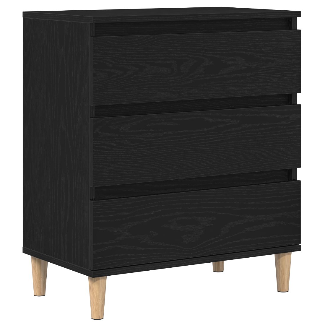 862595 2 Buffet cu sertar Stejar Negru 60 x 35 x 70 cm Lemn compozit Buffet cu sertar Stejar Negru 60 x 35 x 70 cm Lemn compozit - imagine 2