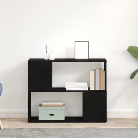 Centru de divertisment Negru 80 x 24 x 63 cm Lemn compozit