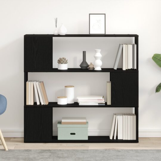 Centru de divertisment Negru 100 x 24 x 94 cm Lemn compozit