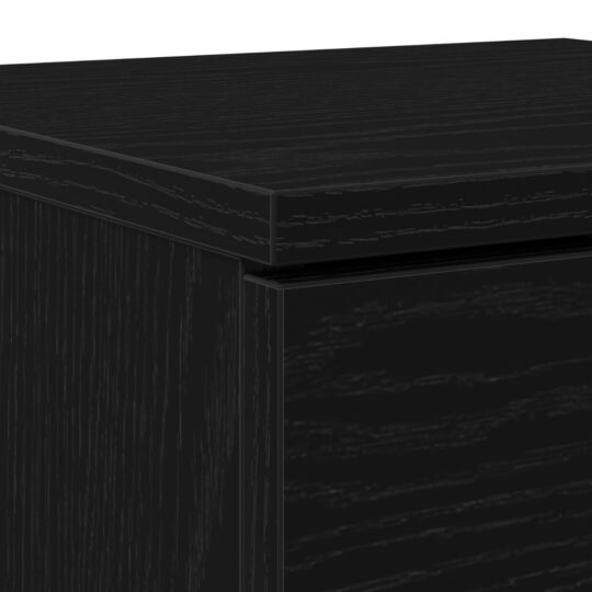 862774 10 Dulap lateral din stejar negru Stejar negru 30 x 30 x 70 cm 862774 10