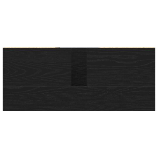 862814 9 Dulap de chiuvetă Stejar negru 80 x 33 x 60 cm Lemn compozit 862814 9