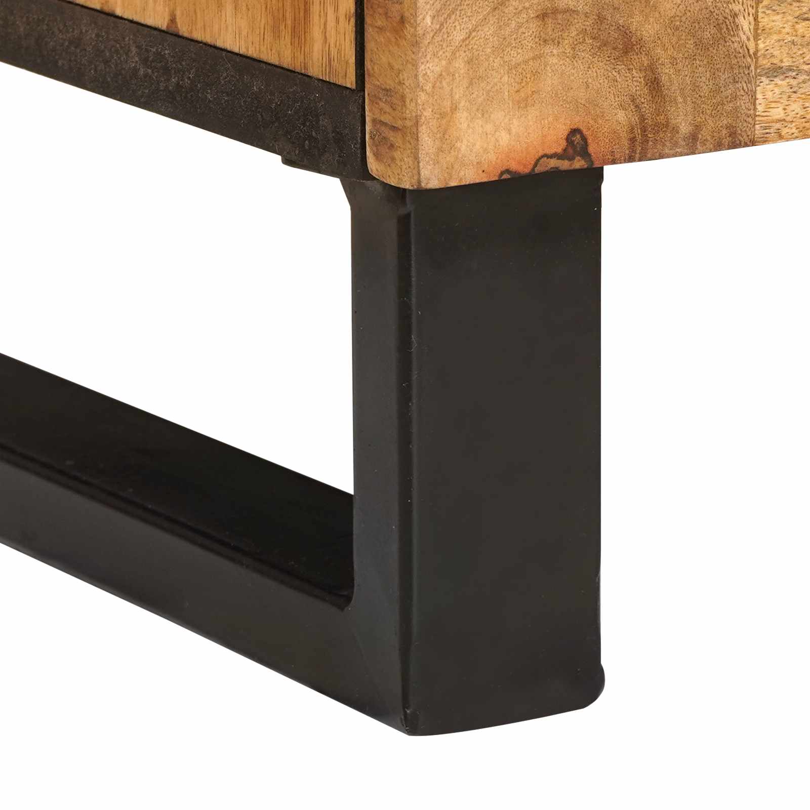 3310060 10 Seturi de baie cu depozitare cu ușă natural Lemn de mango solid Seturi de baie cu depozitare cu ușă natural Lemn de mango solid - imagine 10