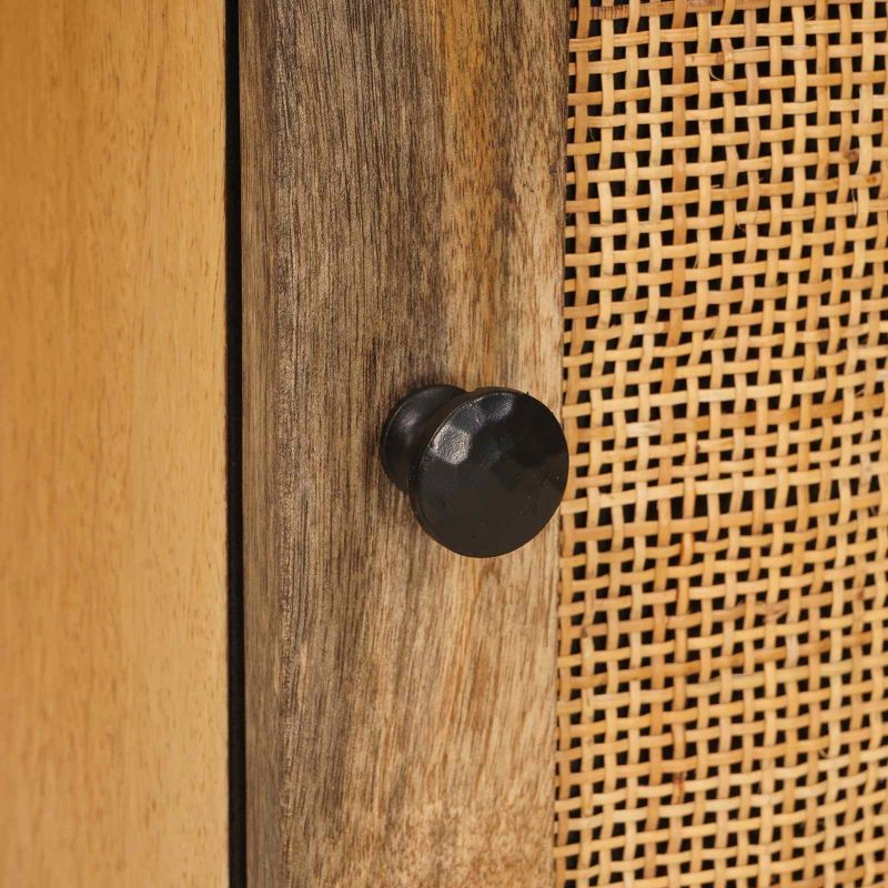 3310062 12 Seturi de baie cu sertar cu raft natural Lemn de mango solid Seturi de baie cu sertar cu raft natural Lemn de mango solid - imagine 12