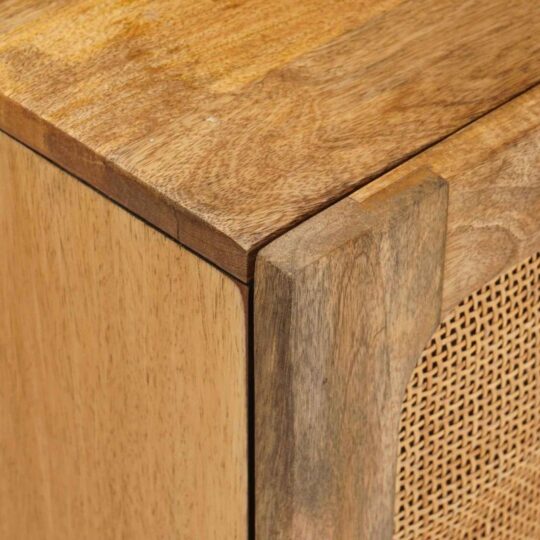 3310062 9 Seturi de baie cu sertar cu raft natural Lemn de mango solid 3310062 9