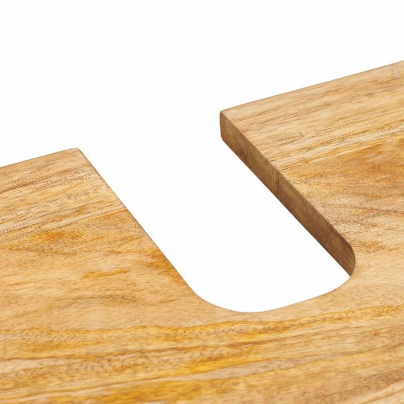 3310063 13 Seturi de baie cu sertar cu raft natural Lemn de mango solid Seturi de baie cu sertar cu raft natural Lemn de mango solid - imagine 13