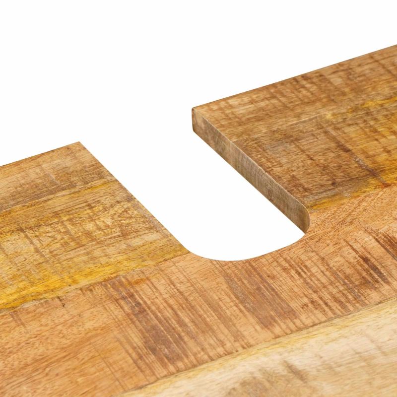 3310104 10 Seturi de baie cu sertar cu raft natural Lemn de mango solid Seturi de baie cu sertar cu raft natural Lemn de mango solid - imagine 10