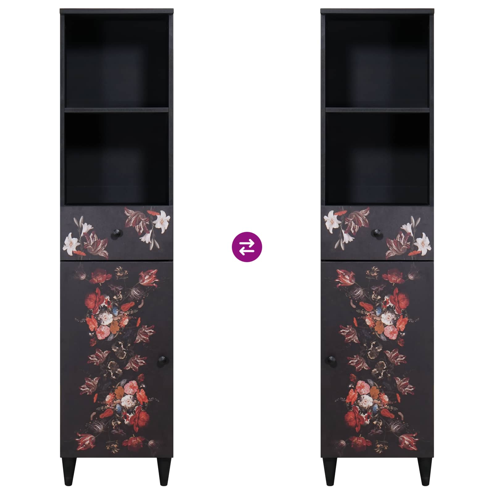 3310142 13 Set dulap baie cu sertar Pe perete 3 pcs Lemn de mango solid Set dulap baie cu sertar Pe perete 3 pcs Lemn de mango solid - imagine 13