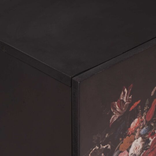 3310143 9 Set dulap baie cu sertar Pe perete 4 pcs Lemn de mango solid 3310143 9