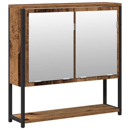 3334322 5 Set de mobilier pentru baie cu ușă 2 pcs Maro 60 x 30 x 60 cm 3334322 5