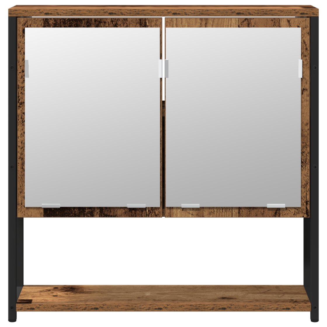 3334322 7 Set de mobilier pentru baie cu ușă 2 pcs Maro 60 x 30 x 60 cm Set de mobilier pentru baie cu ușă 2 pcs Maro 60 x 30 x 60 cm - imagine 7