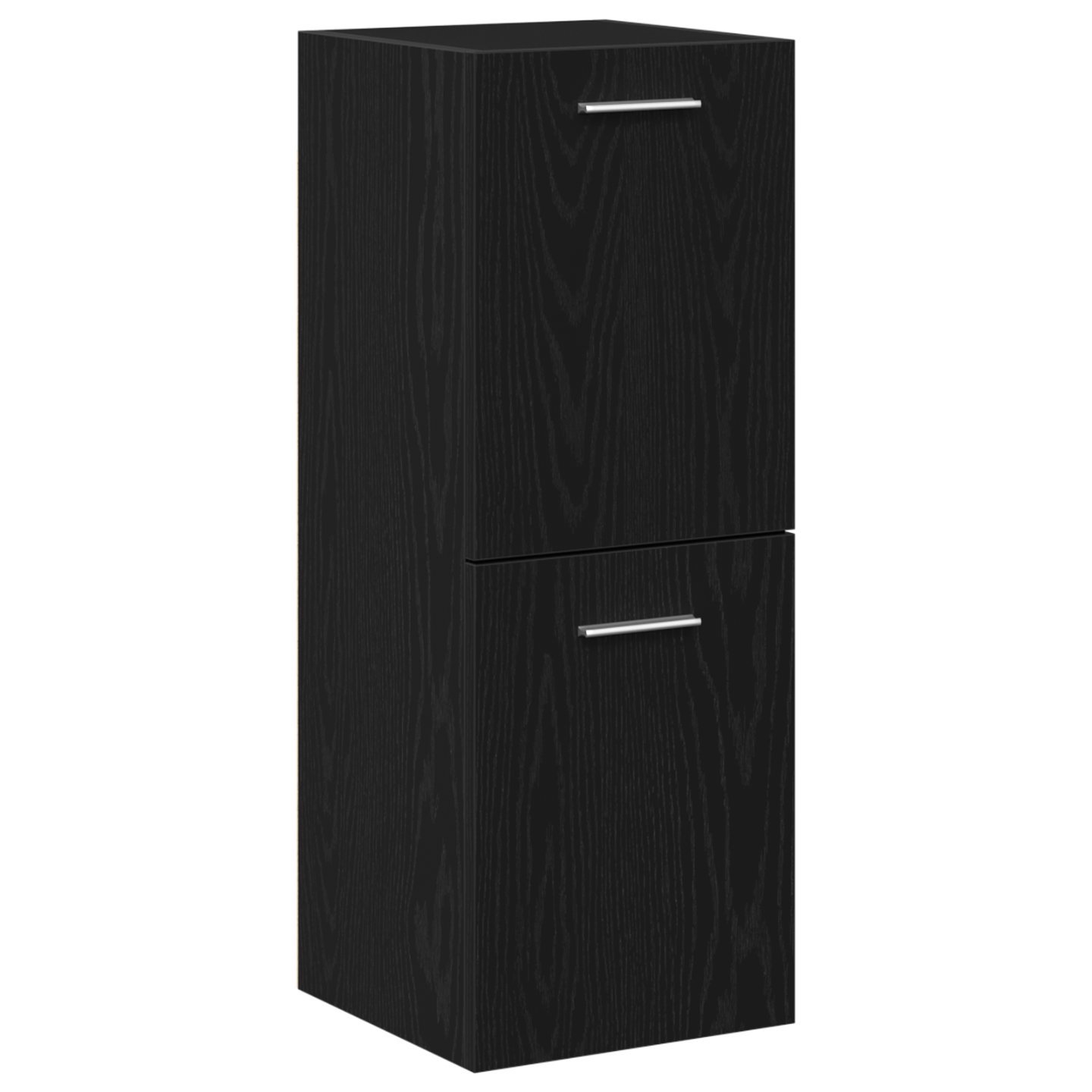 3334353 7 Set de Mobilier pentru Baie Pe perete cu ușă 4 pcs Stejar Negru Set de Mobilier pentru Baie Pe perete cu ușă 4 pcs Stejar Negru - imagine 7