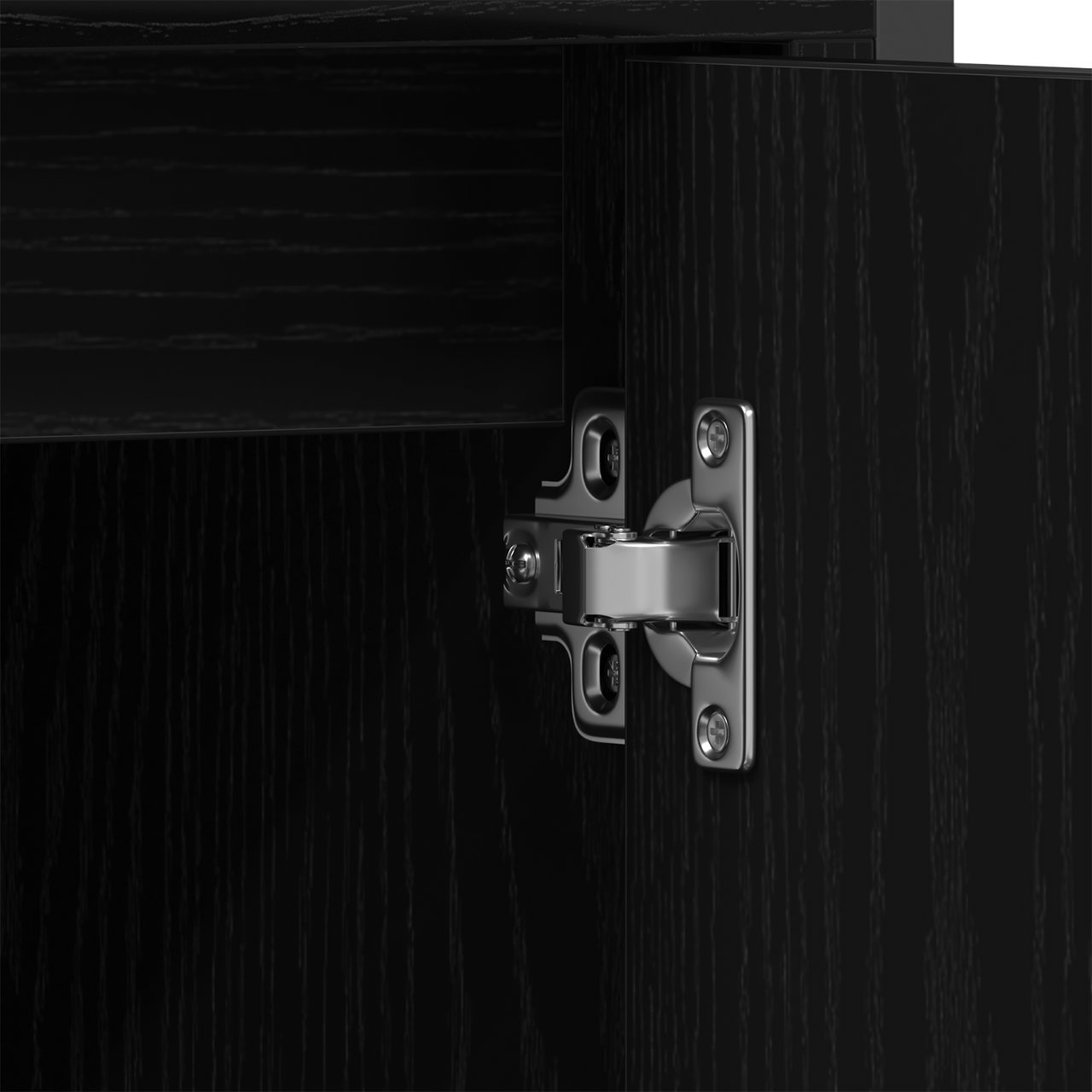 3334356 13 Set de mobilier pentru baie cu ușă 3 pcs Negru 80 x 30 x 60 cm Set de mobilier pentru baie cu ușă 3 pcs Negru 80 x 30 x 60 cm - imagine 13