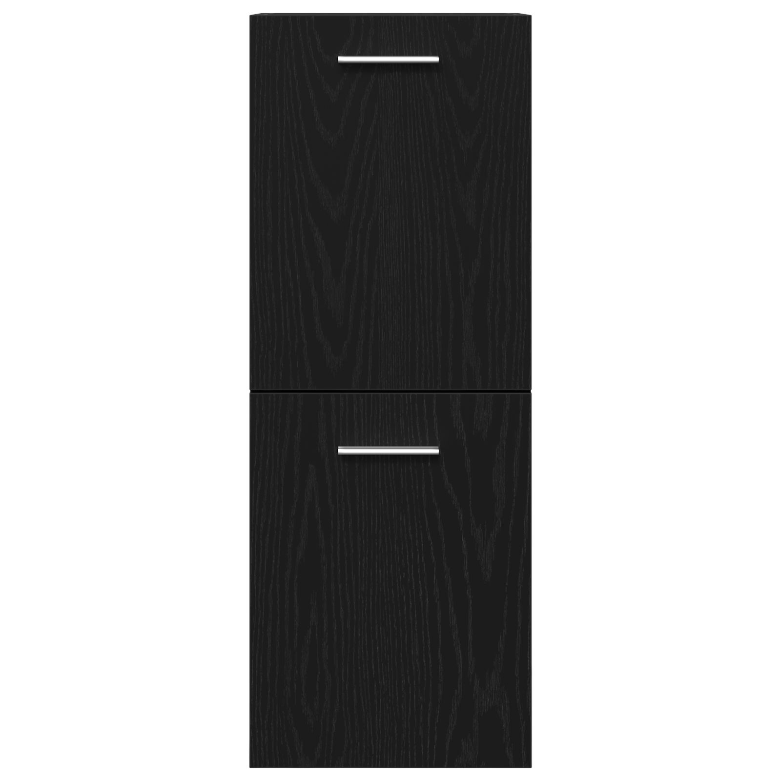 3334419 12 Set de mobilier pentru baie 5 pcs Stejar Negru 30 x 30 x 130 cm Set de mobilier pentru baie 5 pcs Stejar Negru 30 x 30 x 130 cm - imagine 12