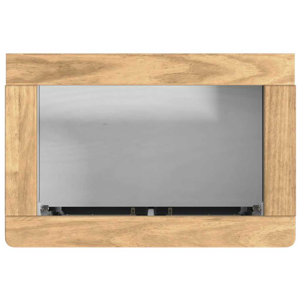 3385886 12 Set de mobilier pentru baie cu raft 4 pcs Alb Lemn de pin masiv Set de mobilier pentru baie cu raft 4 pcs Alb Lemn de pin masiv - imagine 12