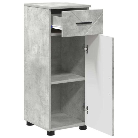 3393036 7 Set de mobilier pentru baie 3 pcs Gri beton 76.5 x 35 x 64 cm 3393036 7