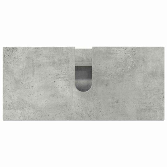 3393036 8 Set de mobilier pentru baie 3 pcs Gri beton 76.5 x 35 x 64 cm 3393036 8