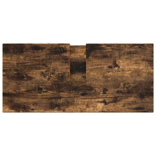 3393038 8 Set de mobilier pentru baie cu sertar 3 pcs Stejar afumat 3393038 8