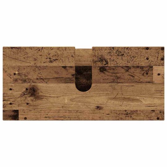 3393041 8 Set de mobilier pentru baie 3 pcs Lemn vechi 76.5 x 35 x 64 cm 3393041 8