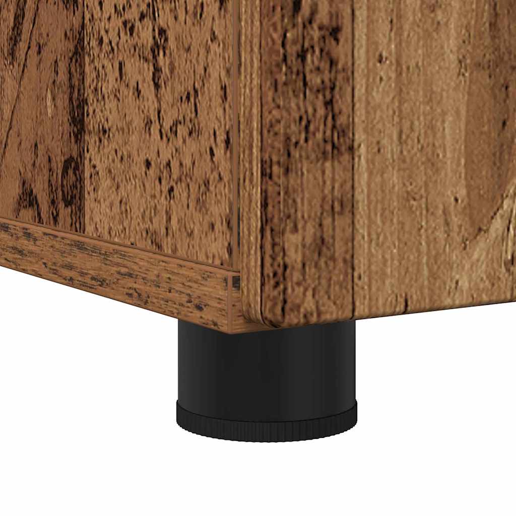 3393041 9 Set de mobilier pentru baie 3 pcs Lemn vechi 76.5 x 35 x 64 cm Set de mobilier pentru baie 3 pcs Lemn vechi 76.5 x 35 x 64 cm - imagine 9