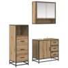 3402333 1 Set de mobilier pentru baie cu sertar 3 pcs stejar artizanal 3402333 1