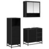 3402334 1 Set de mobilier pentru baie 3 pcs Stejar negru 65 x 33 x 60 cm 3402334 1