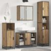 3402352 1 Set de mobilier pentru baie Pe perete 4 pcs stejar artizanal 3402352 1