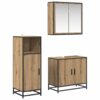 3402367 1 Set de mobilier pentru baie Pe perete 3 pcs stejar artizanal 3402367 1