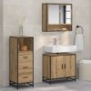 3402445 1 Set de mobilier pentru baie cu sertar 3 pcs stejar artizanal 3402445 1