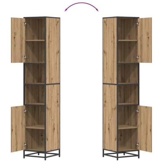 3402546 13 Set de mobilier pentru baie Pe perete 3 pcs stejar artizanal 3402546 13