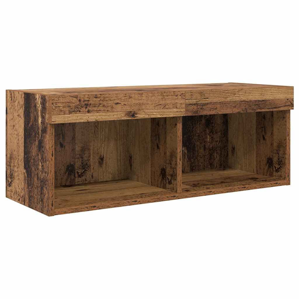 3402944 7 Unități pentru Pereți de TV 4 pcs Lemn vechi Lemn compozit Unități pentru Pereți de TV 4 pcs Lemn vechi Lemn compozit - imagine 7