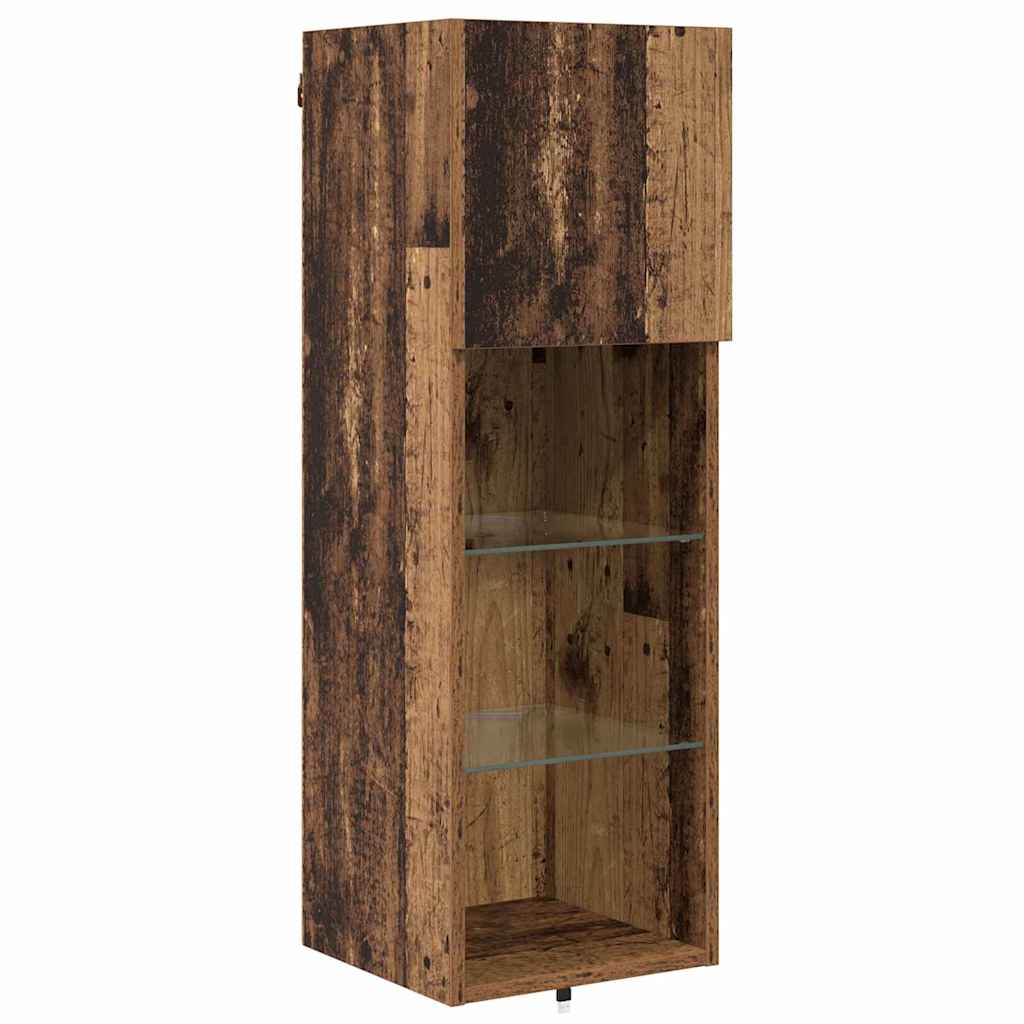 3402944 8 Unități pentru Pereți de TV 4 pcs Lemn vechi Lemn compozit Unități pentru Pereți de TV 4 pcs Lemn vechi Lemn compozit - imagine 8