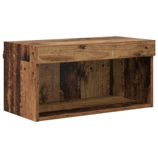 3402983 7 Cabinet TV Pe perete 7 pcs Lemn Vechi Lemn compozit 3402983 7