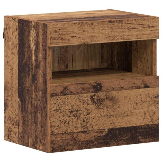 3402983 8 Cabinet TV Pe perete 7 pcs Lemn Vechi Lemn compozit 3402983 8