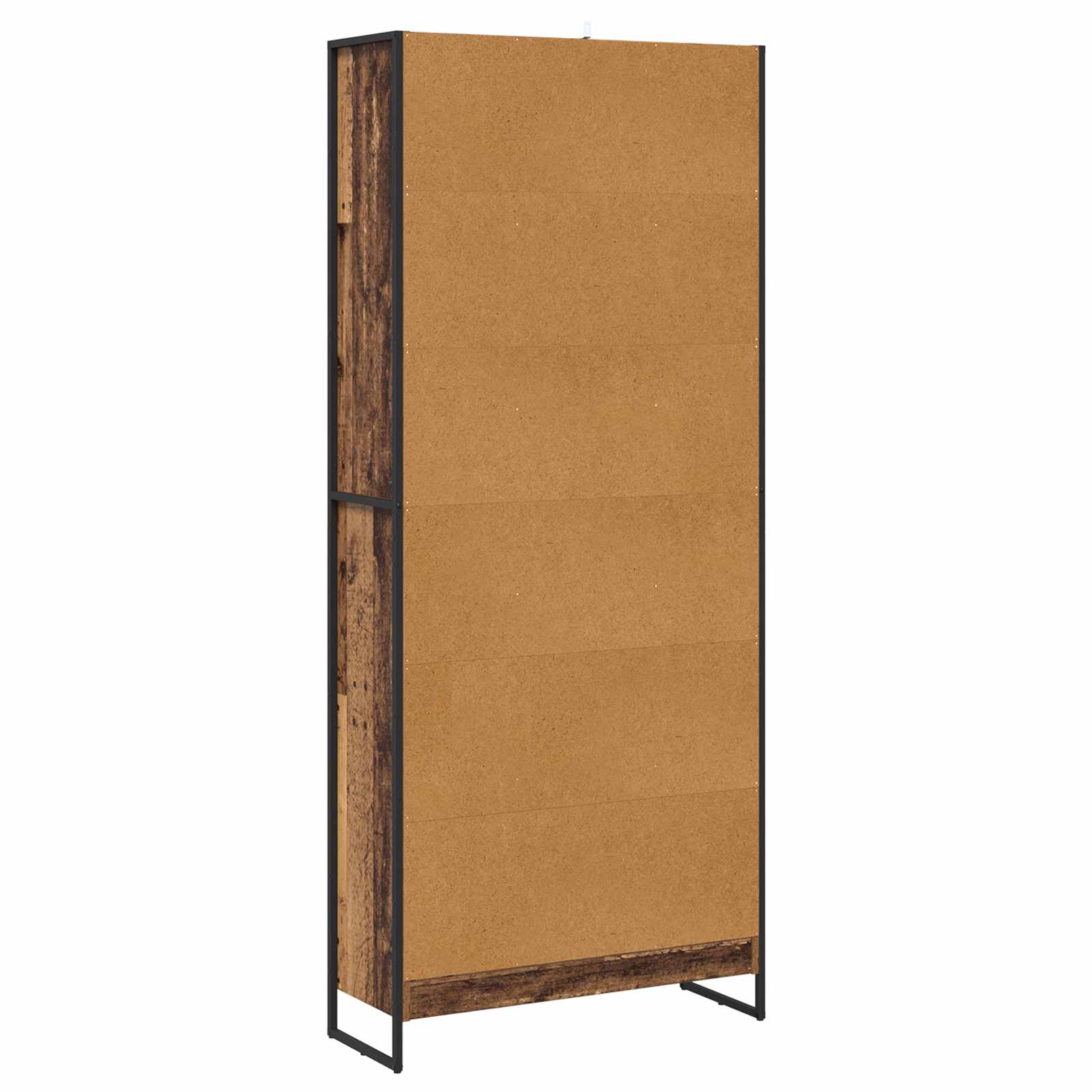 Dulap pentru cărți 2 pcs Lemn Vechi 80 x 30 x 155 cm - imagine 7