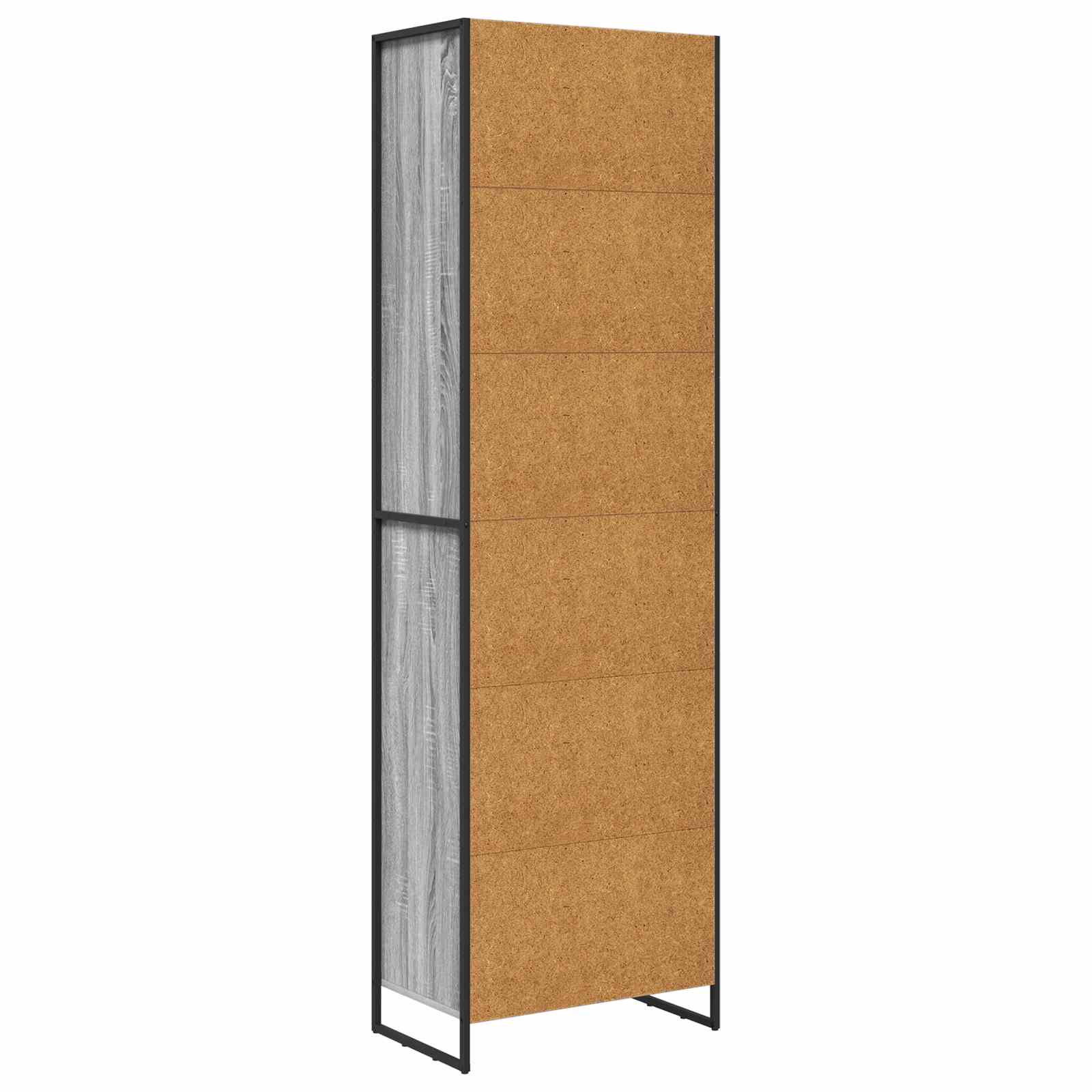 Dulapuri Înalte 2 pcs Gri Sonoma 60 x 36 x 300 cm Lemn compozit - imagine 8