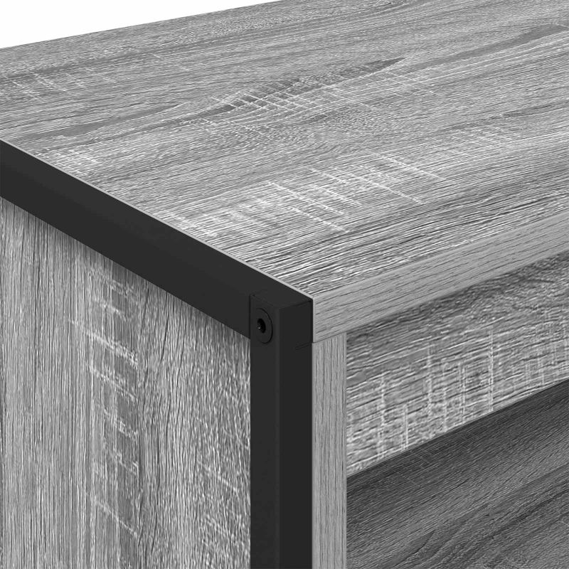 Dulapuri Înalte 2 pcs Gri Sonoma 60 x 36 x 300 cm Lemn compozit - imagine 9