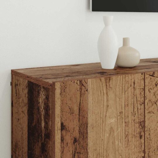 3403568 4 Unități TV Pe perete 6 pcs Lemn vechi Lemn compozit 3403568 4