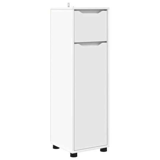 3403840 8 Set de mobilier pentru baie cu sertar 4 pcs Alb Lemn compozit 3403840 8