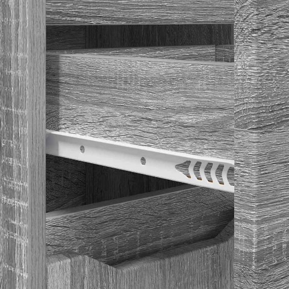 3403856 11 Set de mobilier pentru baie 3 pcs Gri Sonoma Lemn compozit Set de mobilier pentru baie 3 pcs Gri Sonoma Lemn compozit - imagine 11