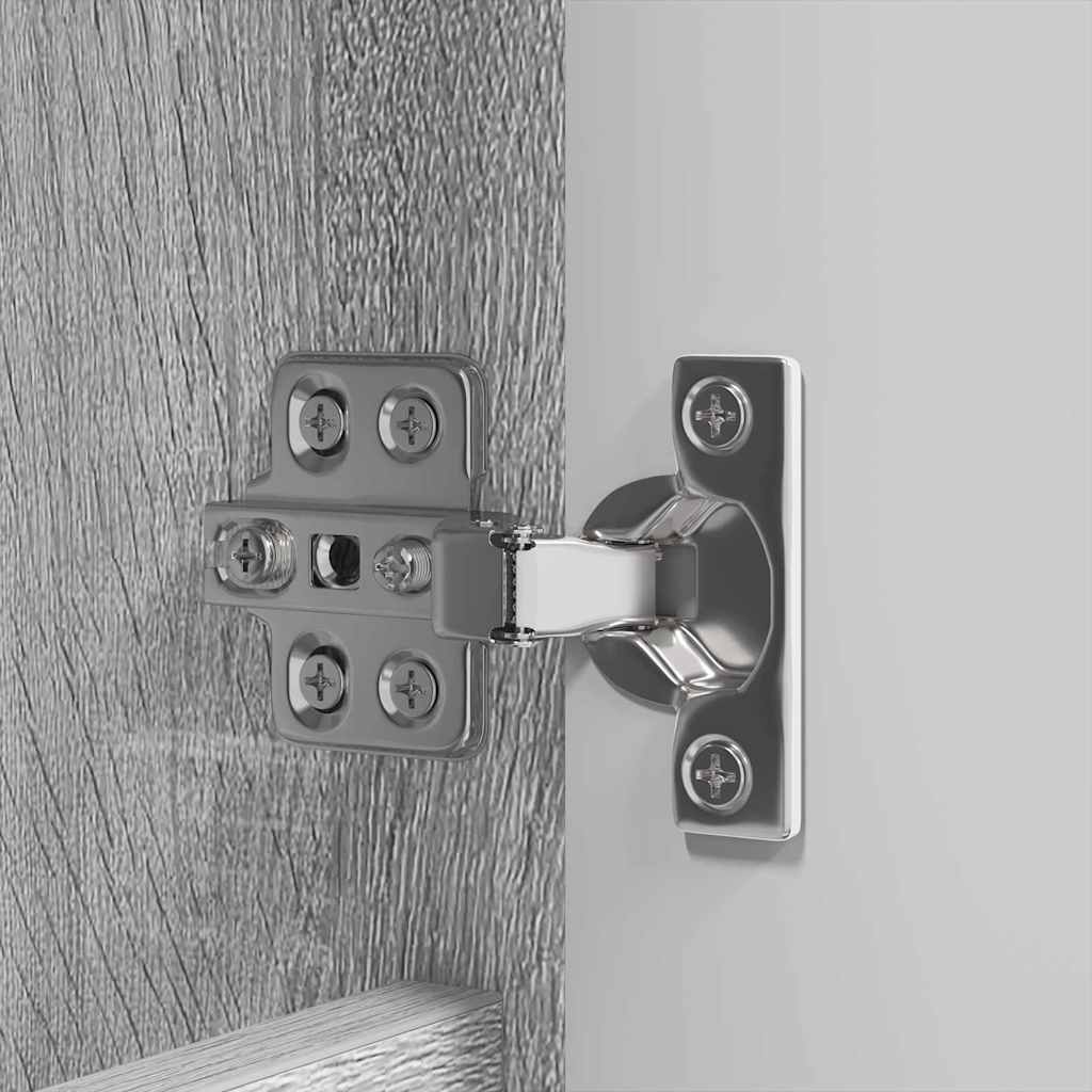 3403856 9 Set de mobilier pentru baie 3 pcs Gri Sonoma Lemn compozit Set de mobilier pentru baie 3 pcs Gri Sonoma Lemn compozit - imagine 9