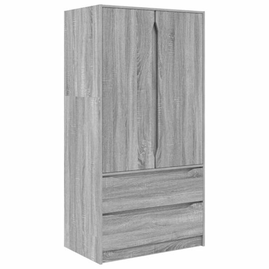 Alternative view of Dulap de Baie Gri Sonoma 79,5 x 49 x 156 cm Lemn compozit