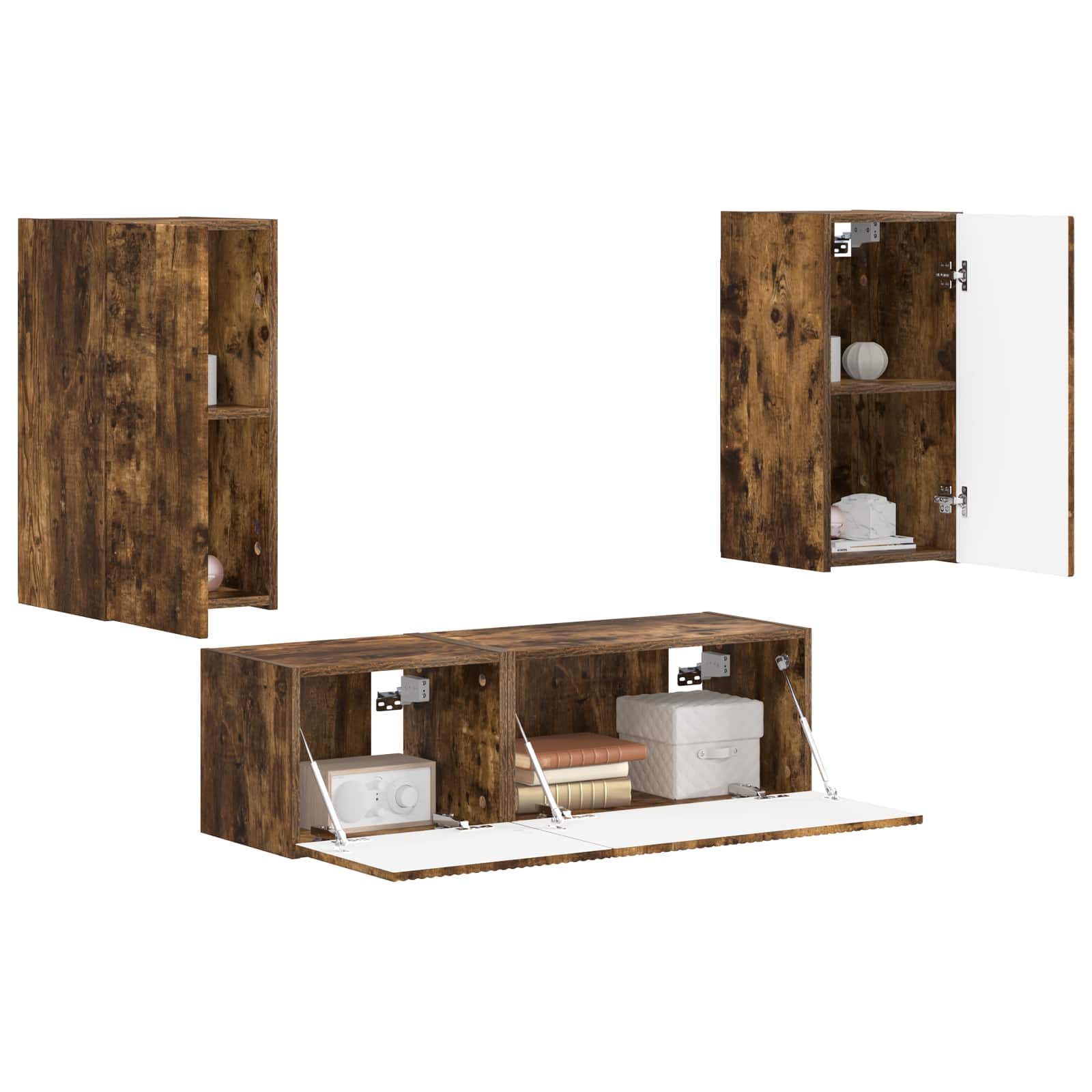 3408912 3 Stejar fumuriu 60 x 31 x 29,5 cm Stejar fumuriu 60 x 31 x 29,5 cm - imagine 3