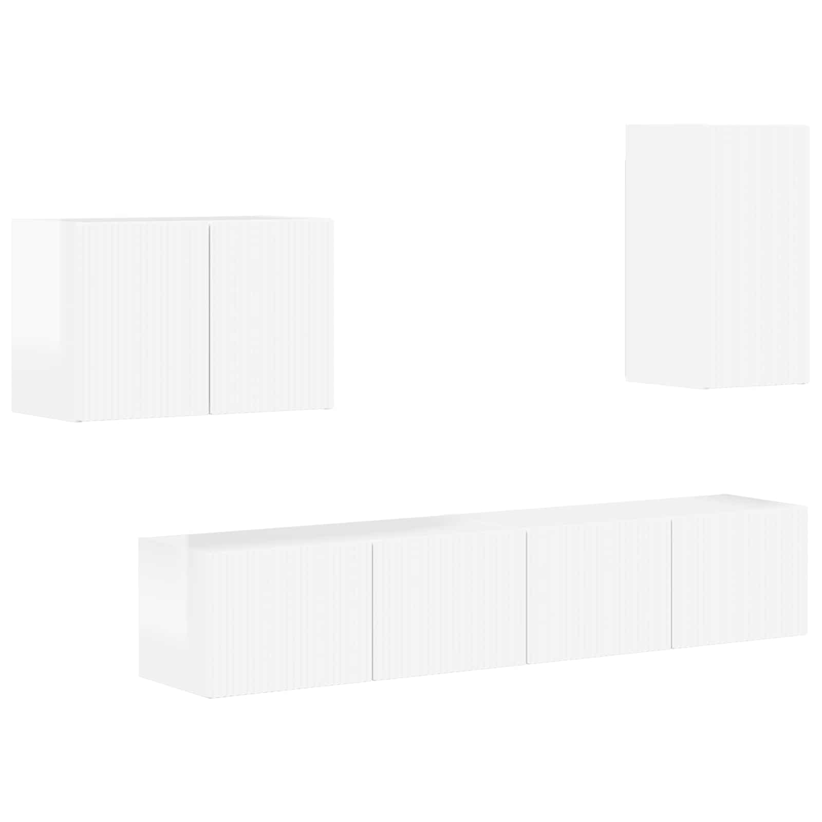 3408938 2 4 pcs Alb lucios 4 pcs Alb lucios - imagine 2