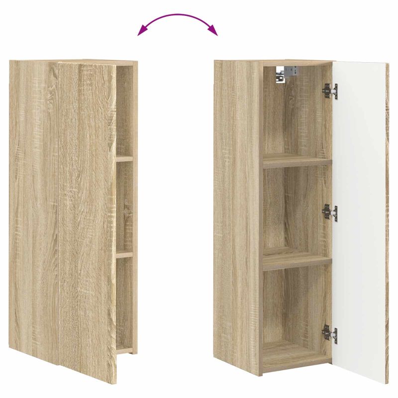 3408999 12 Set comodă TV Pe perete 4 pcs Stejar Sonoma Lemn compozit Set comodă TV Pe perete 4 pcs Stejar Sonoma Lemn compozit - imagine 12