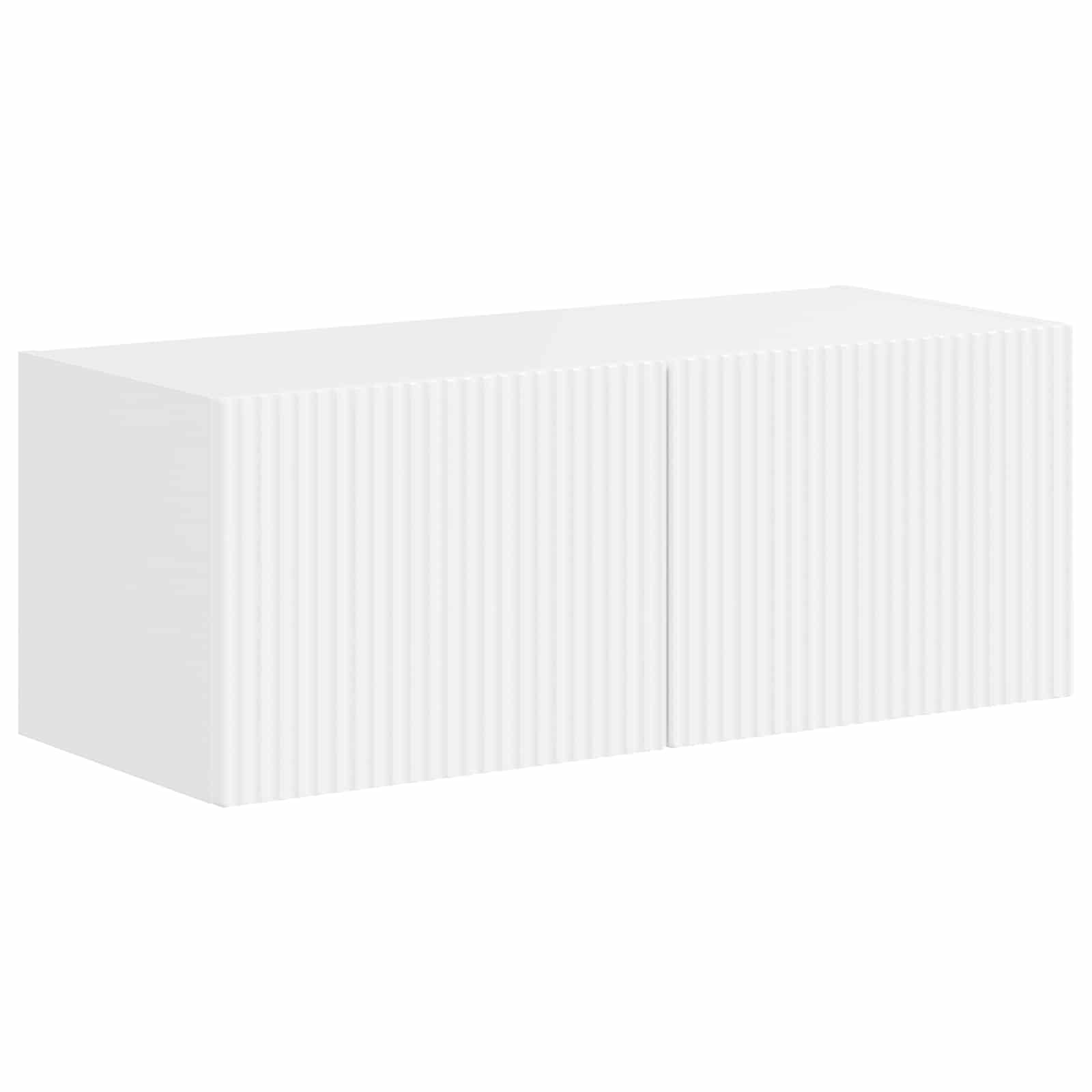 3409010 5 Set comodă TV Pe perete 3 pcs Alb lucios Lemn compozit Set comodă TV Pe perete 3 pcs Alb lucios Lemn compozit - imagine 5