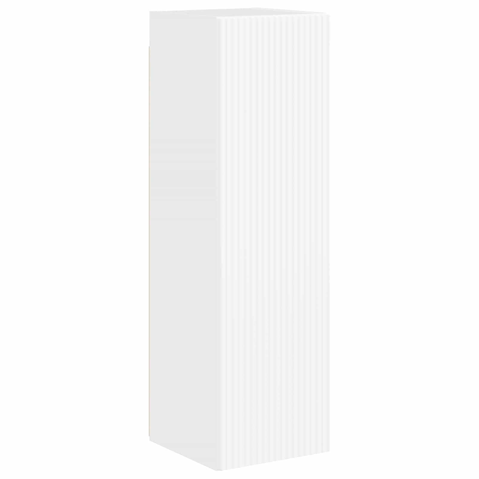 3409010 6 Set comodă TV Pe perete 3 pcs Alb lucios Lemn compozit Set comodă TV Pe perete 3 pcs Alb lucios Lemn compozit - imagine 6